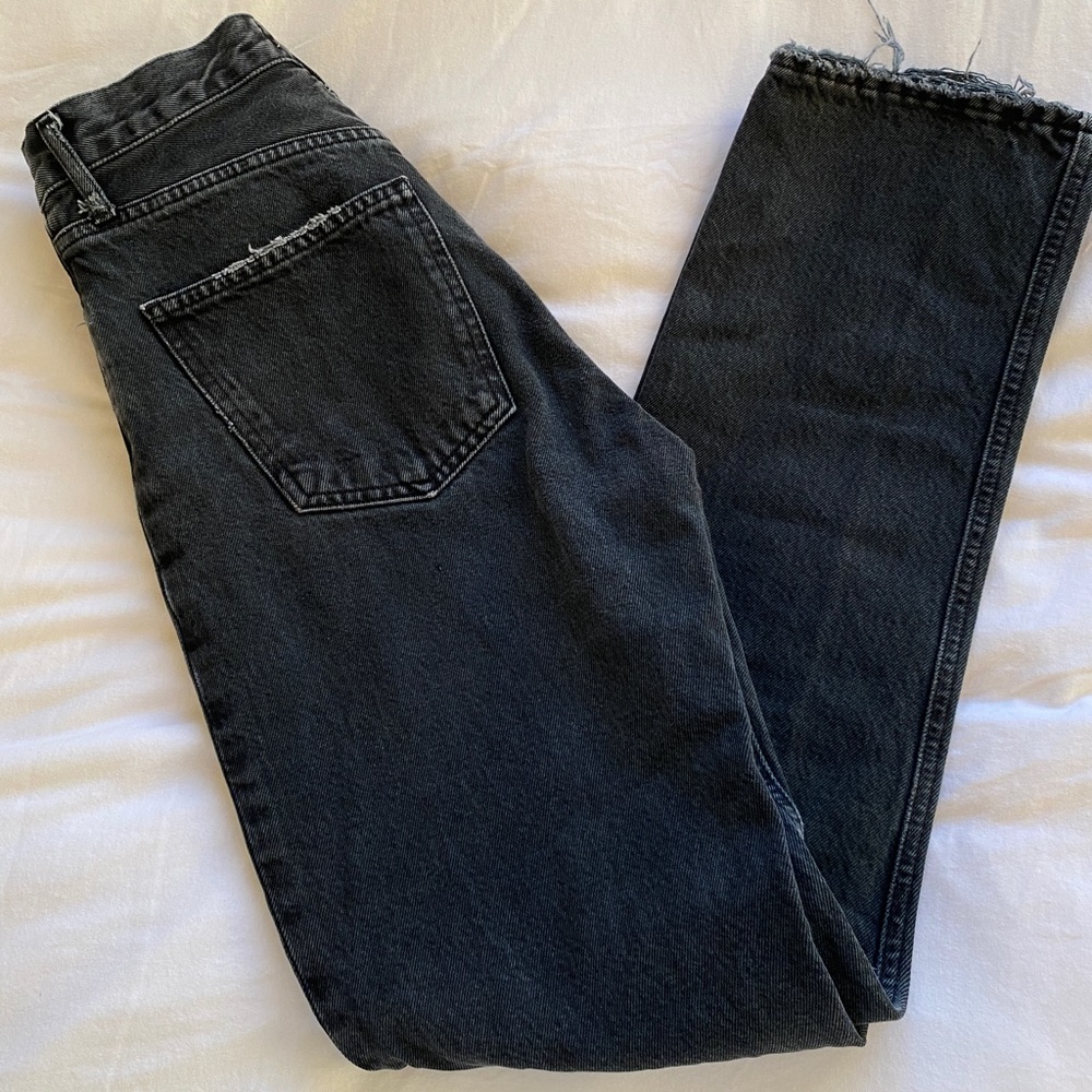 AGOLDE 90's Pinch Waist in Black Tea - Picture 7 of 8